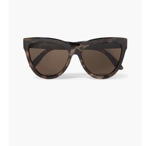 NWT Le Specs Lair Lair Cat Eye tortoiseshell acetate sunglasses